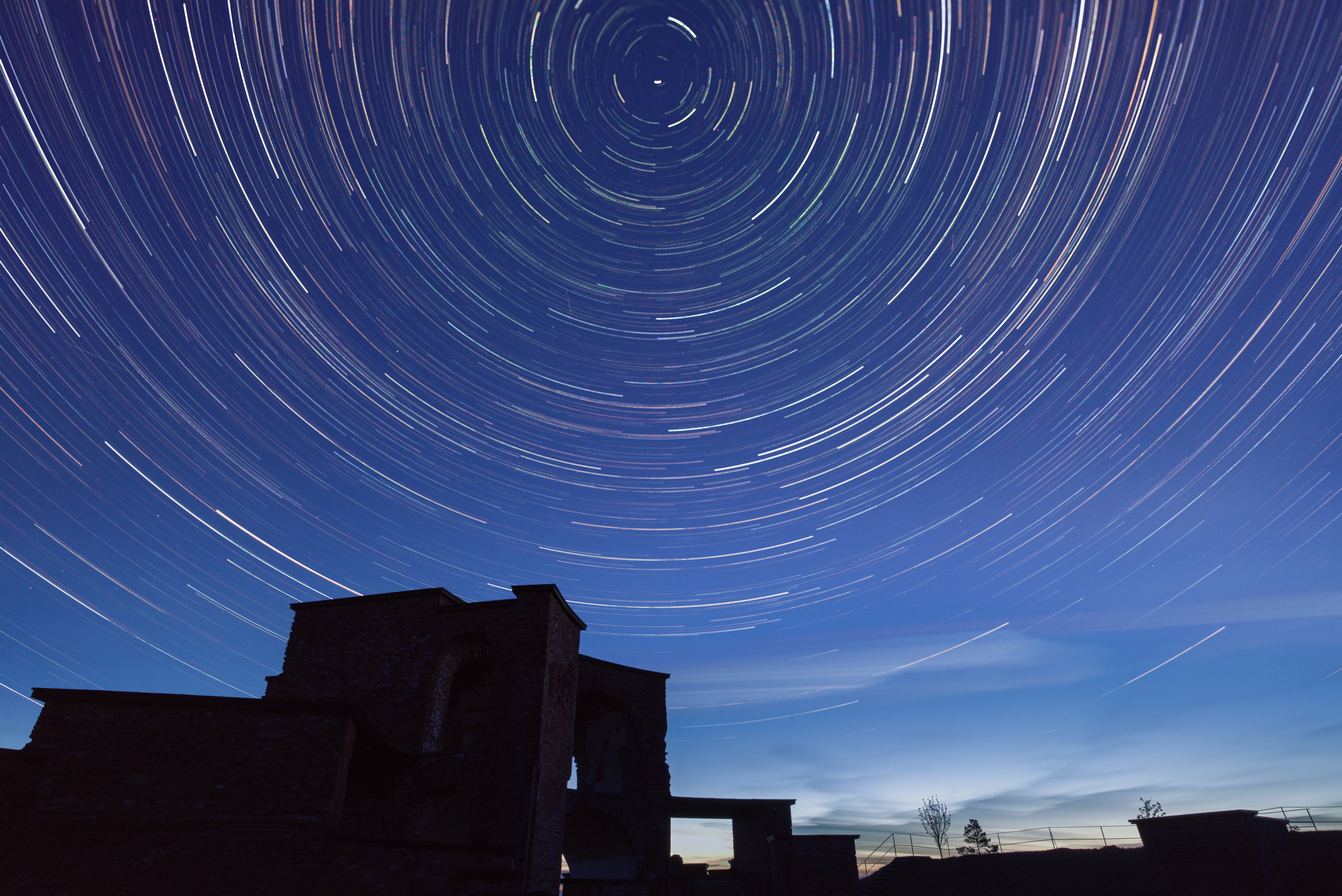 Astrophotography over Bomarsund